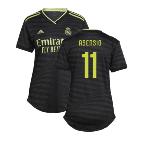 2022-2023 Real Madrid Third Shirt (Ladies) (ASENSIO 11)