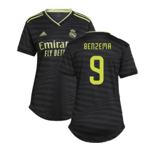 2022-2023 Real Madrid Third Shirt (Ladies) (BENZEMA 9)