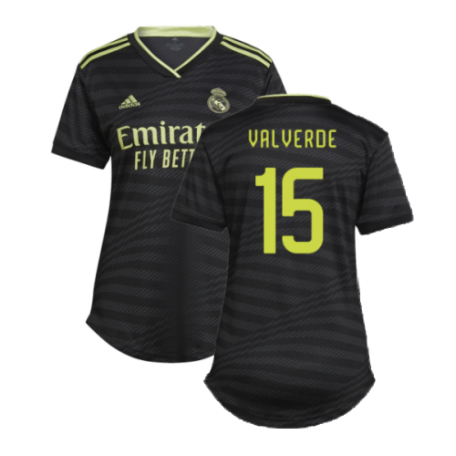 2022-2023 Real Madrid Third Shirt (Ladies) (VALVERDE 15)