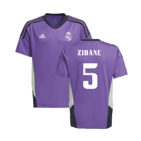 2022-2023 Real Madrid Training Jersey (Purple) - Kids (ZIDANE 5)