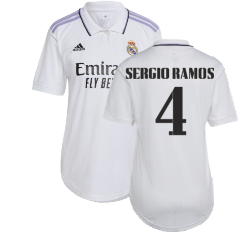 2022-2023 Real Madrid Womens Home Shirt (SERGIO RAMOS 4)