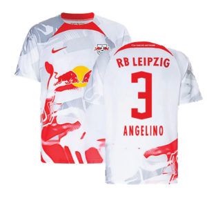 2022-2023 Red Bull Leipzig Home Shirt (White) - Kids (ANGELINO 3)