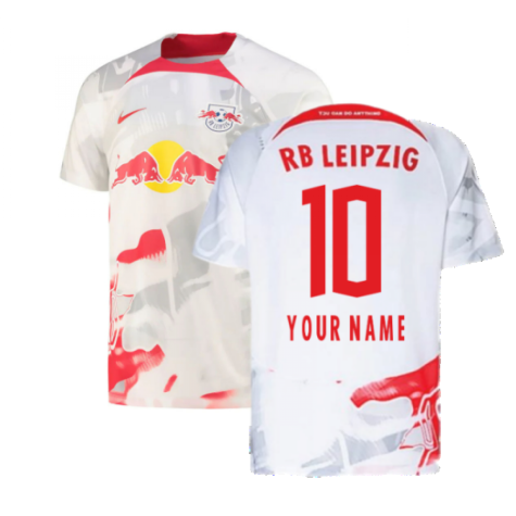 2022-2023 Red Bull Leipzig Home Shirt (White) (Your Name)