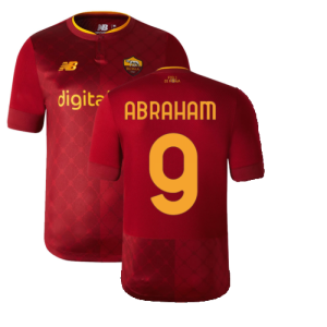 2022-2023 Roma Home Shirt (ABRAHAM 9)