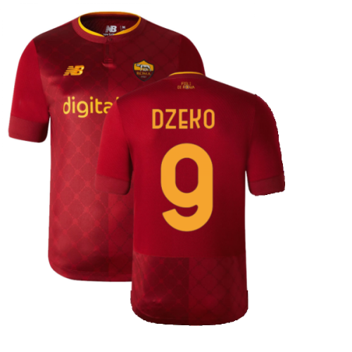 2022-2023 Roma Home Shirt (DZEKO 9)