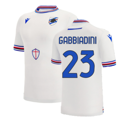 2022-2023 Sampdoria Away Shirt (GABBIADINI 23)