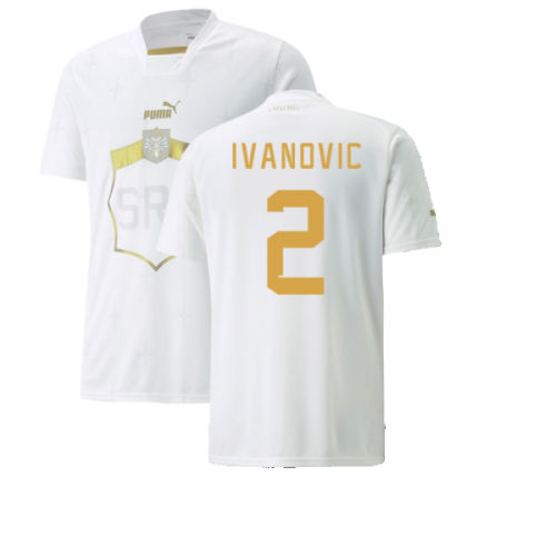 2022-2023 Serbia Away Shirt (IVANOVIC 2)