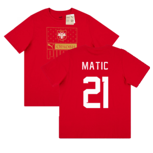 2022-2023 Serbia Ftbl Core Tee (Red) (MATIC 21)