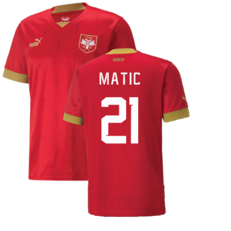 2022-2023 Serbia Home Shirt (MATIC 21)