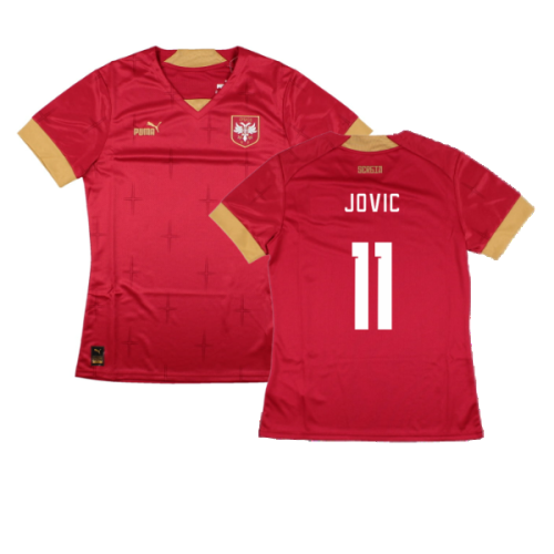 2022-2023 Serbia Home Shirt (Womens) (JOVIC 11)