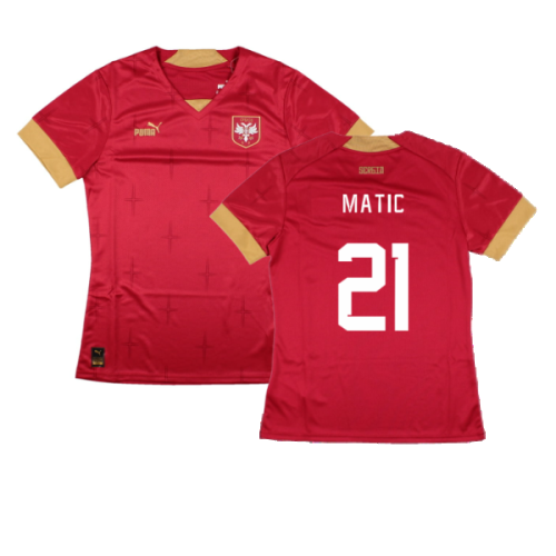 2022-2023 Serbia Home Shirt (Womens) (MATIC 21)