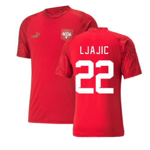 2022-2023 Serbia Pre-Match Jersey (Red) (LJAJIC 22)