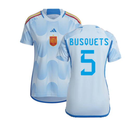 2022-2023 Spain Away Shirt (Ladies) (BUSQUETS 5)