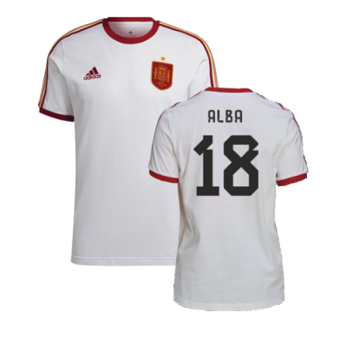 2022-2023 Spain DNA 3S Tee (White) (Alba 18)