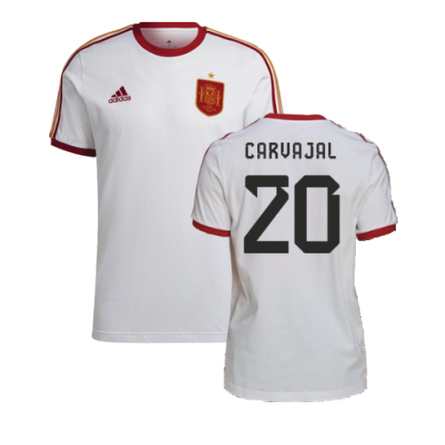 2022-2023 Spain DNA 3S Tee (White) (Carvajal 20)