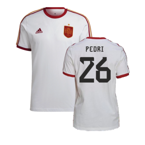 2022-2023 Spain DNA 3S Tee (White) (Pedri 26)