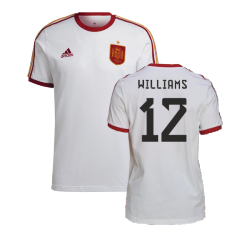 2022-2023 Spain DNA 3S Tee (White) (Williams 12)