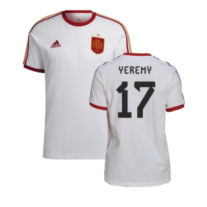 2022-2023 Spain DNA 3S Tee (White) (Yeremy 17)