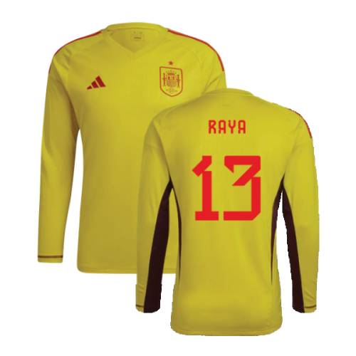 2022-2023 Spain Home Goalkeeper Shirt (Yellow) (Raya 13)