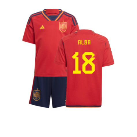 2022-2023 Spain Home Mini Kit (Alba 18)