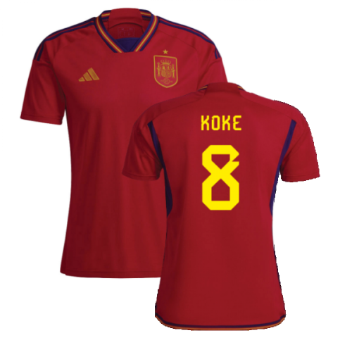 2022-2023 Spain Home Shirt (KOKE 8)