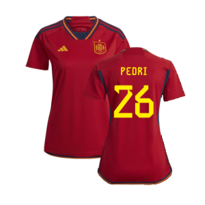 2022-2023 Spain Home Shirt (Ladies) (Pedri 26)