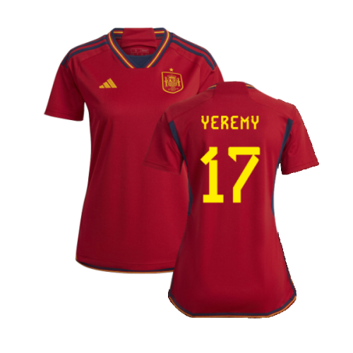 2022-2023 Spain Home Shirt (Ladies) (Yeremy 17)