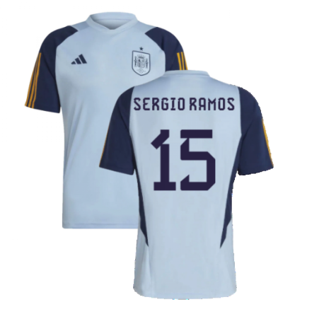 2022-2023 Spain Training Jersey (Glory Blue) (SERGIO RAMOS 15)