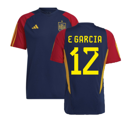 2022-2023 Spain Training Jersey (Navy) (E GARCIA 12)