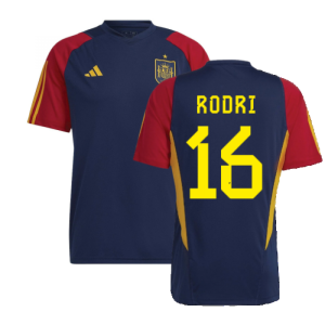 2022-2023 Spain Training Jersey (Navy) (RODRI 16)