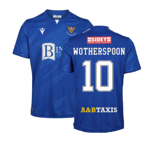 2022-2023 St Johnstone Home Shirt (WOTHERSPOON 10)