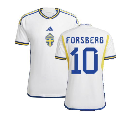 2022-2023 Sweden Away Shirt (FORSBERG 10)