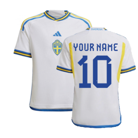 2022-2023 Sweden Away Shirt (Kids) (Your Name)