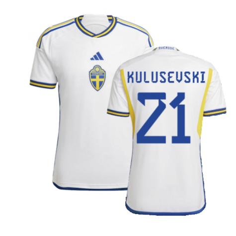 2022-2023 Sweden Away Shirt (KULUSEVSKI 21)