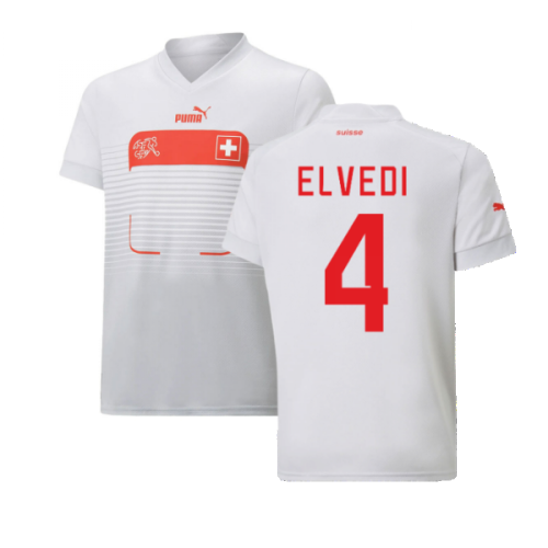 2022-2023 Switzerland Away Shirt (Kids) (Elvedi 4)