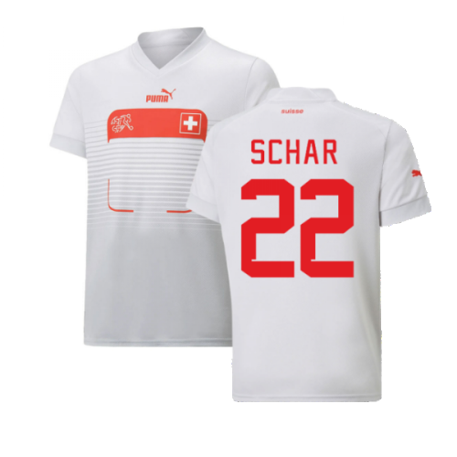 2022-2023 Switzerland Away Shirt (Kids) (SCHAR 22)