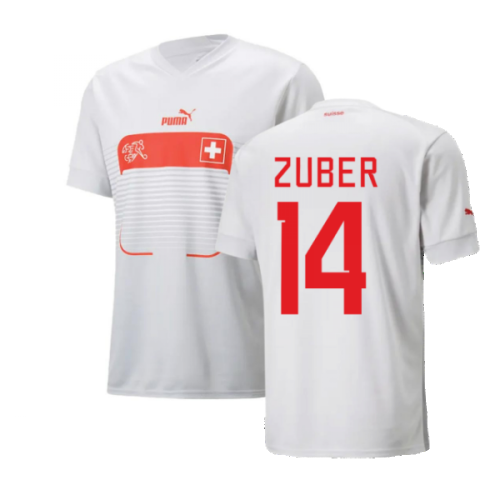 2022-2023 Switzerland Away Shirt (ZUBER 14)