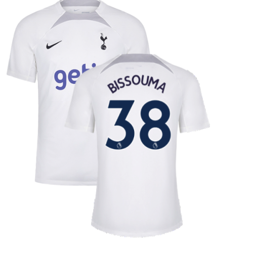 2022-2023 Tottenham CL Training Shirt (Salt) (BISSOUMA 38)