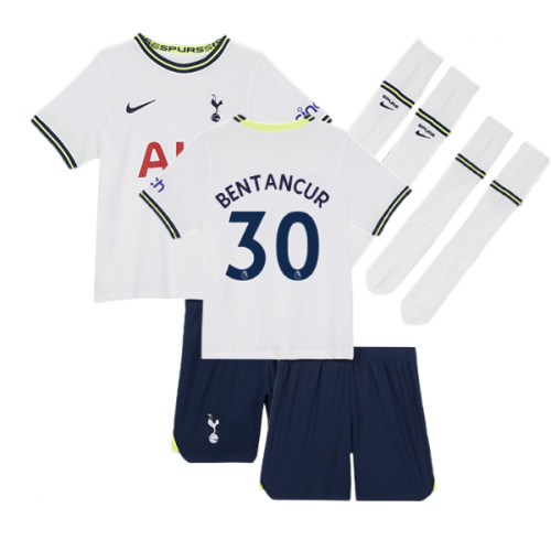 2022-2023 Tottenham Little Boys Home Mini Kit (BENTANCUR 30)