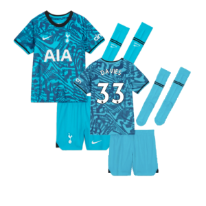 2022-2023 Tottenham Little Boys Third Mini Kit (DAVIES 33)