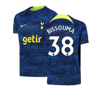 2022-2023 Tottenham Pre-Match Training Shirt (Indigo) (BISSOUMA 38) 2022-2023 Tottenham Pre-Match Training Shirt (Indigo) (BISSOUMA 38)