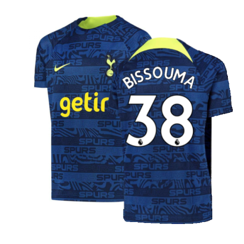 2022-2023 Tottenham Pre-Match Training Shirt (Indigo) (BISSOUMA 38)