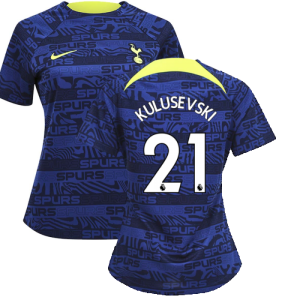 2022-2023 Tottenham Pre-Match Training Shirt (Indigo) - Ladies (KULUSEVSKI 21) 2022-2023 Tottenham Pre-Match Training Shirt (Indigo) - Ladies (KULUSEVSKI 21)