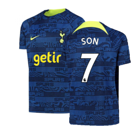 2022-2023 Tottenham Pre-Match Training Shirt (Indigo) (SON 7)