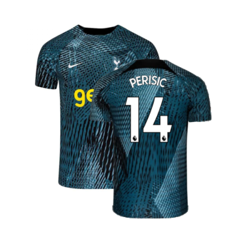 2022-2023 Tottenham Pre-Match Training Shirt (Rift Blue) (PERISIC 14)