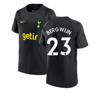 2022-2023 Tottenham Strike Training Shirt (Black) - Kids (BERGWIJN 23)