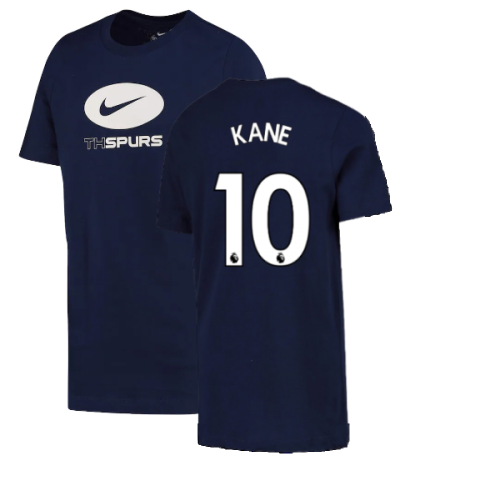 2022-2023 Tottenham Swoosh Tee (Navy) (KANE 10)