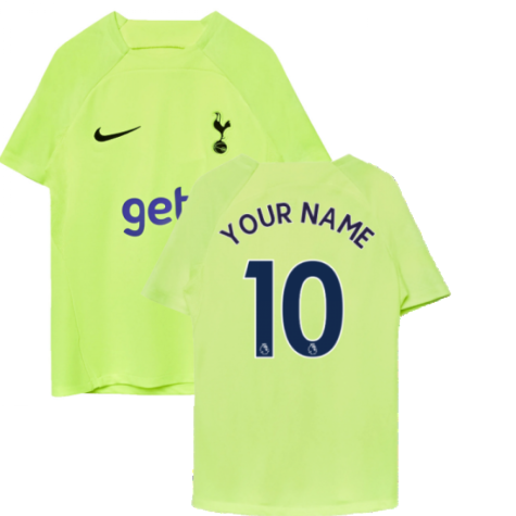 2022-2023 Tottenham Training Shirt (Volt) (Your Name)