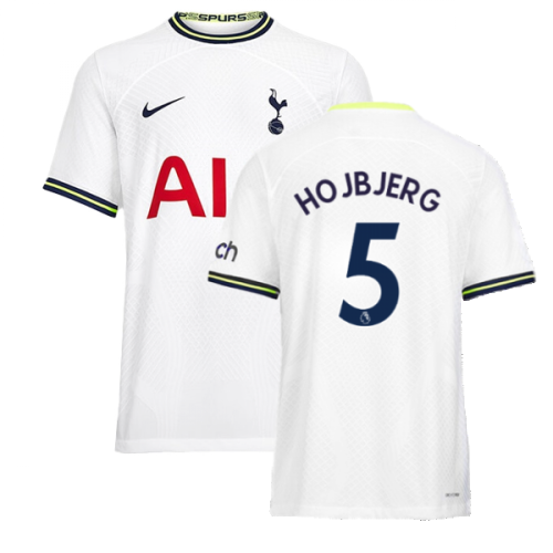 2022-2023 Tottenham Vapor Home Shirt (HOJBJERG 5)