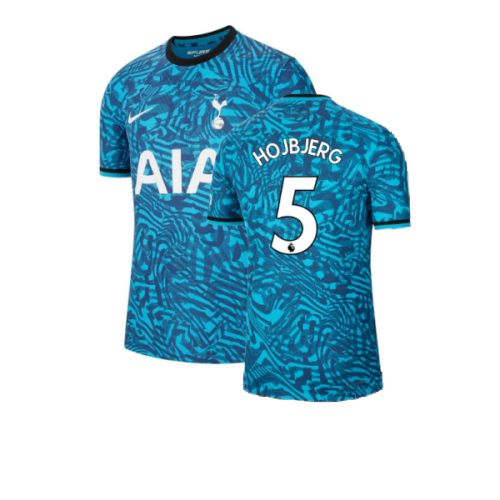 2022-2023 Tottenham Vapor Third Shirt (HOJBJERG 5)